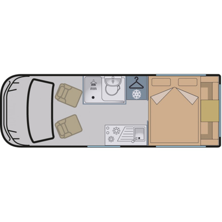 Autotrail V-Line 610 Sport - End Lounge